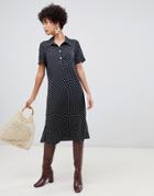 Vero Moda Spot Midi Shirt Dress - Multi