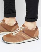 Tommy Hilfiger Maxwell Leather Sneakers - Brown