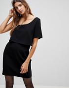 Vero Moda One Shoulder Dress - Black