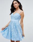 Forever Unique Sweetheart Prom Dress - Blue