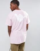 Ok-yo Back Print Oversized T-shirt - Pink