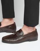 Red Tape Tassel Loafers In Brown Leather - Brown