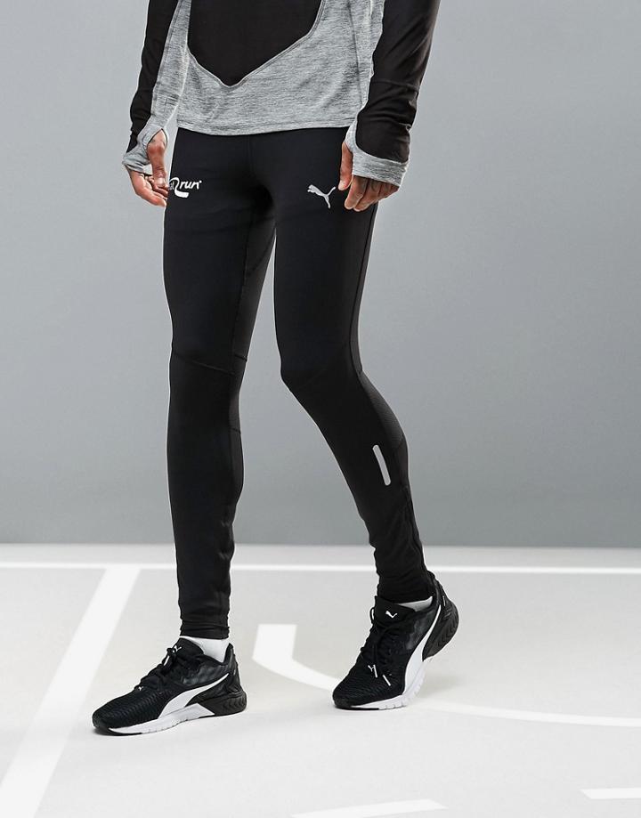 Puma Pr Pure Long Tights In Black 51266491 - Black