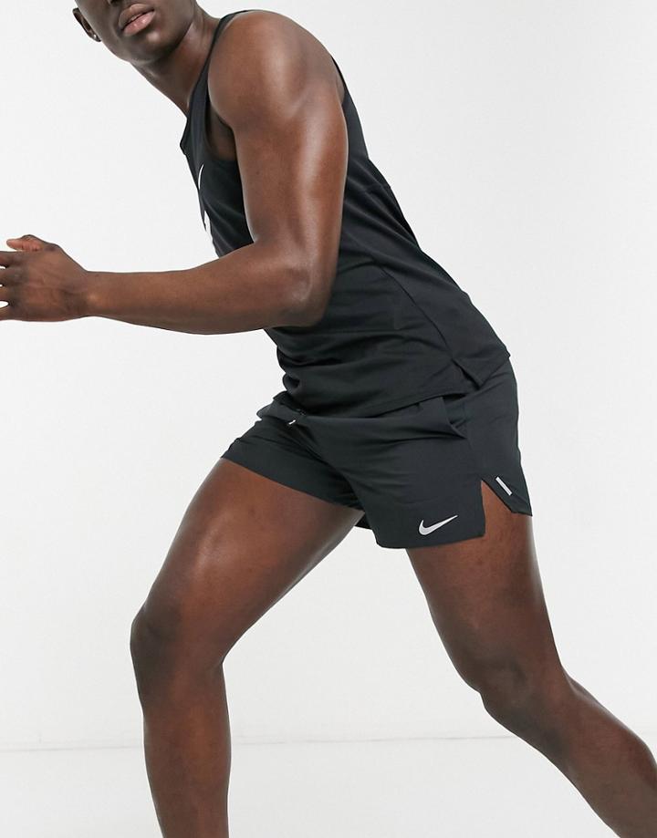 Nike Running Flex Stride 5-inch Shorts In Black