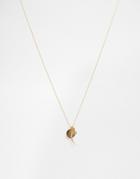 Orelia Moon Cluster Necklace - Pale Gold