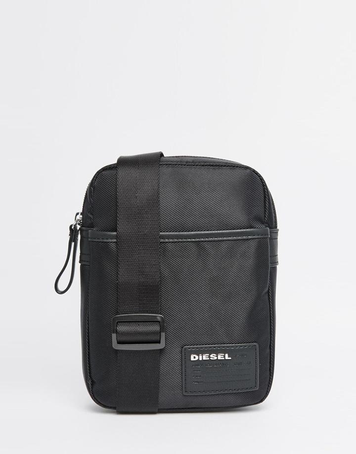 Diesel Fuzzy Flight Bag - Black