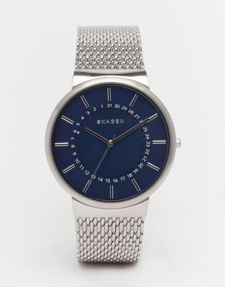 Skagen Stainless Steel Watch In Silver Skw6234 - Silver