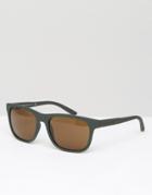 Giorgio Armarni Wayfarer Sunglasses Military Green - Green