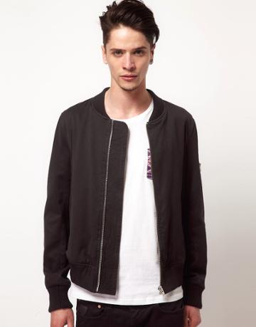 April 77 Storm Bomber Jacket - Black
