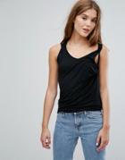 Weekday Double Layer Tank - Black