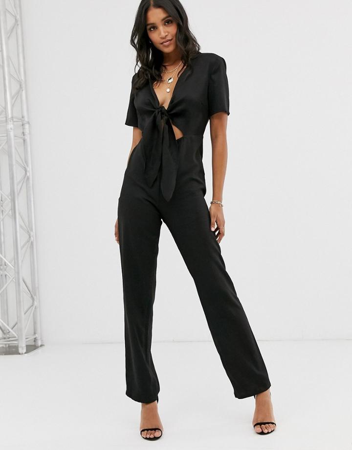 Vila Tie Front Jumpsuit