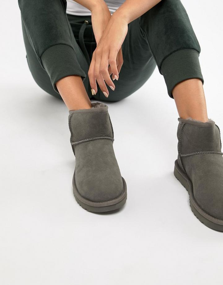 Ugg Classic Mini Ii Gray Boots-grey