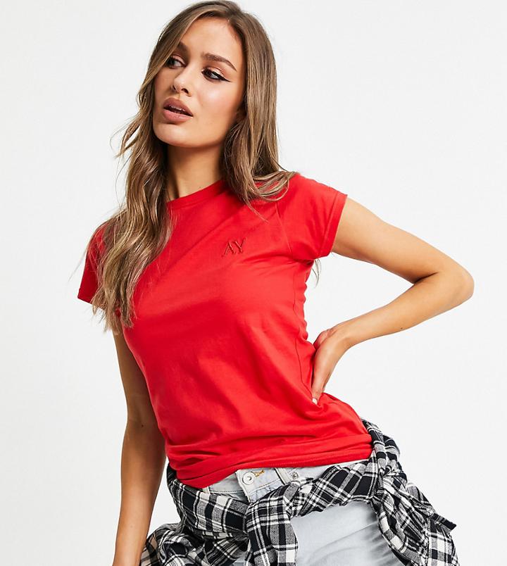 Asyou Branded 90s T-shirt In Red
