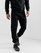 Pull & Bear Sweatpants With Logo In Black - Black