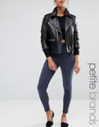 New Look Petite Ankle Grazer Jeans - Gray