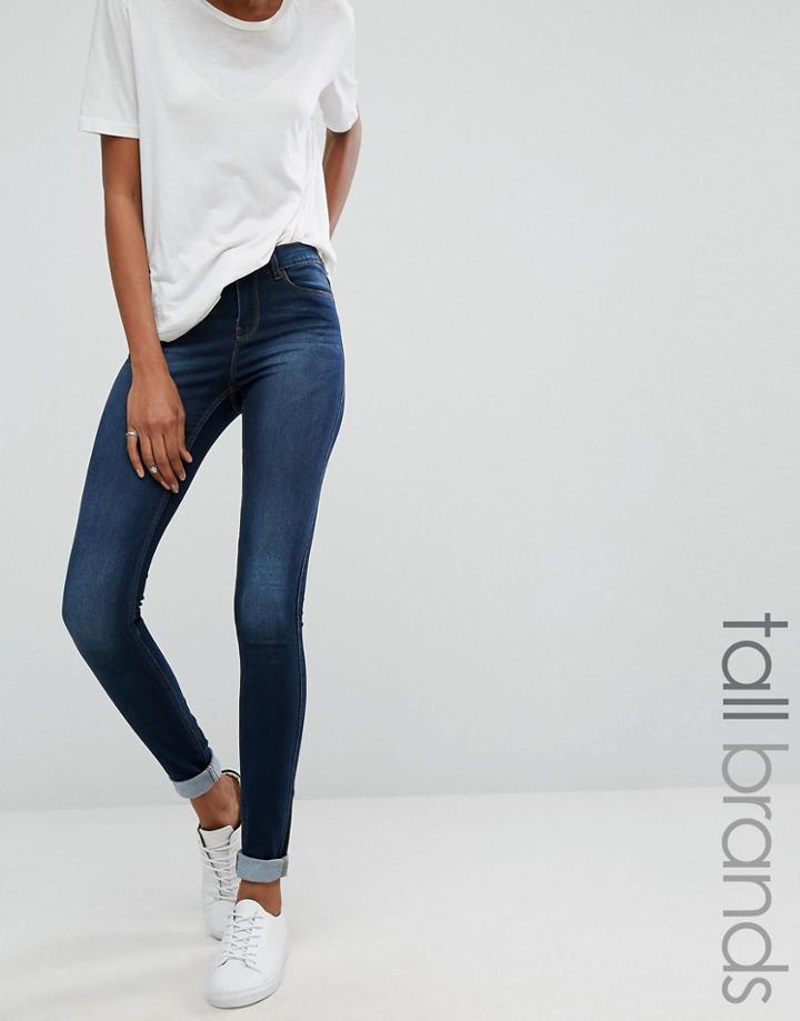 Noisy May Tall Extreme Lucy Super Skinny Jean - Blue