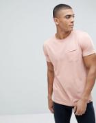 Solid T-shirt In Pink - Pink