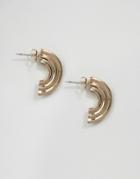 Fiorelli Tubular Hoop Earrings (+) - Gold