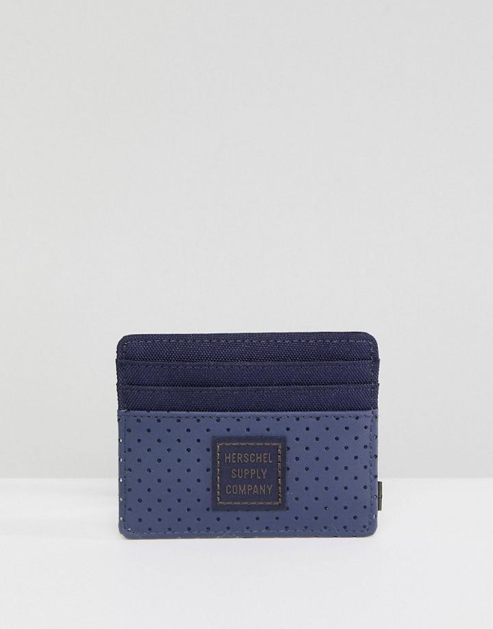 Herschel Supply Co Felix Aspect Card Holder With Rfid - Navy
