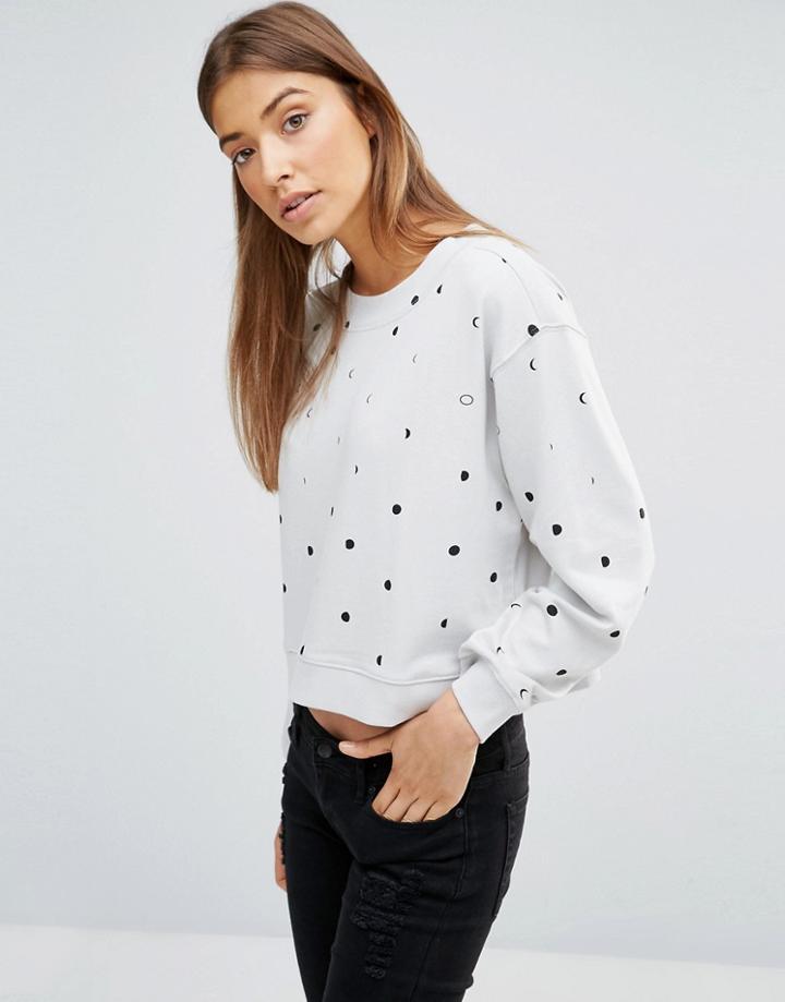 Cheap Monday Expand Sweatshirt - Dirty White