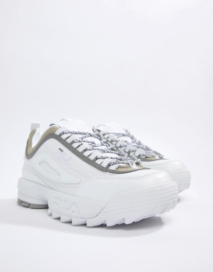 Fila X Liam Hodges Ml3 Disruptor Sneakers In White - White