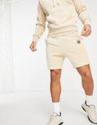 Siksilk Allure Corduory Shorts In Beige-neutral