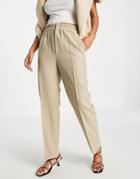 & Other Stories Pleat Front Pants In Beige-neutral