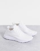 New Look Knitted Trainers In White