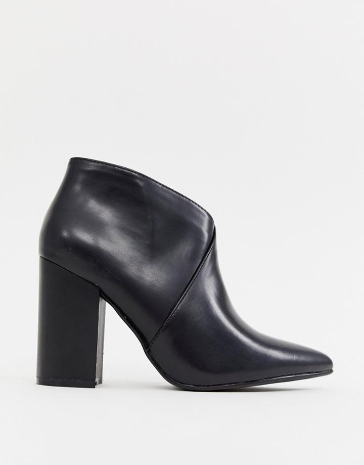 Truffle Collection Heeled Ankle Boots-black