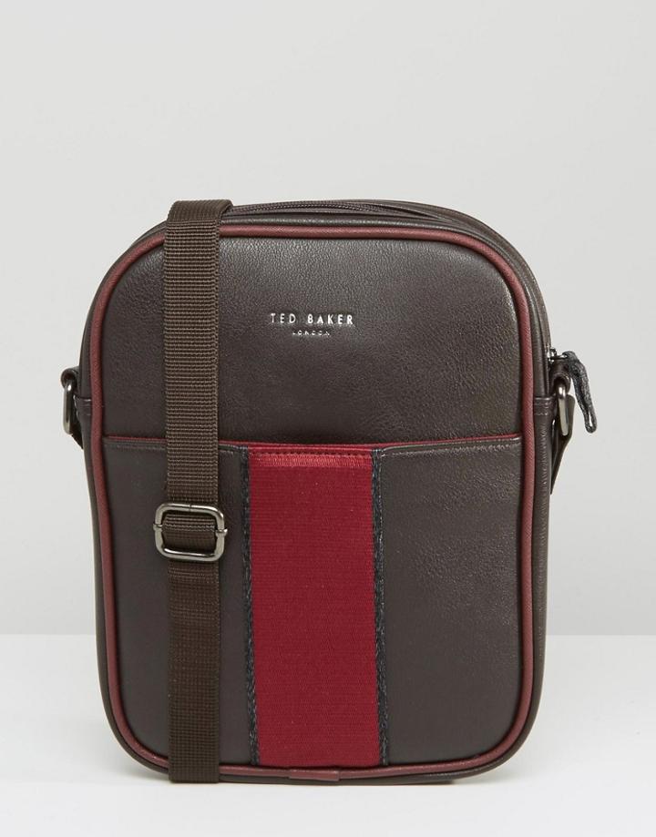Ted Baker Flight Bag Webbing - Brown