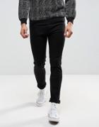 Selected Homme Jeans In Skinny Fit - Black