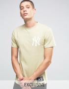 Majestic Yankees T-shirt Exclusive To Asos - Stone