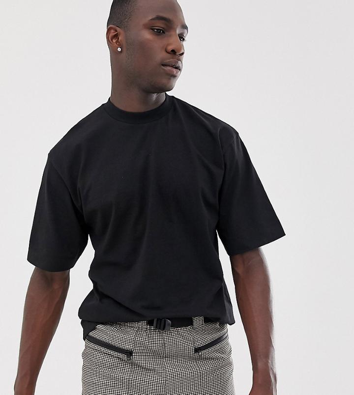 Collusion Tall Black T-shirt - Black