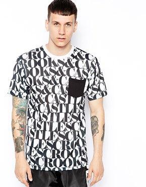 Crooks & Castles T-shirt With Headliner Print - White