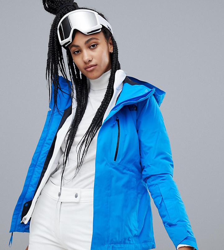 The North Face Womens Descendit Jacket In Blue - Blue