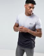 Devote Dip Dye T-shirt - Gray
