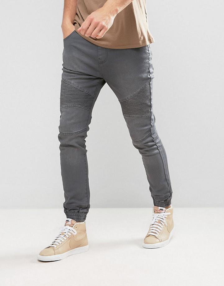 Loyalty And Faith Garrett Jogger Jeans In Gray - Gray