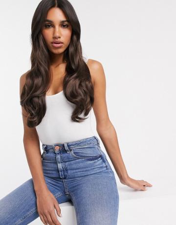 Lullabellz Super Thick 22 Inch 5 Piece Blow Dry Wavy Clip In Hair Extensions-brown