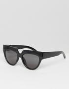 Cheap Monday Laylow Cat Eye Sunglasses - Black