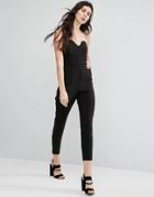 Vero Moda Cindy Bandeau Jumpsuit - Black