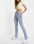 Stradivarius Vintage Fit Straight Jeans In Blue-blues