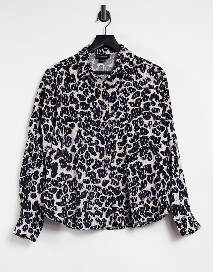 Monki Shirt In Print-multi