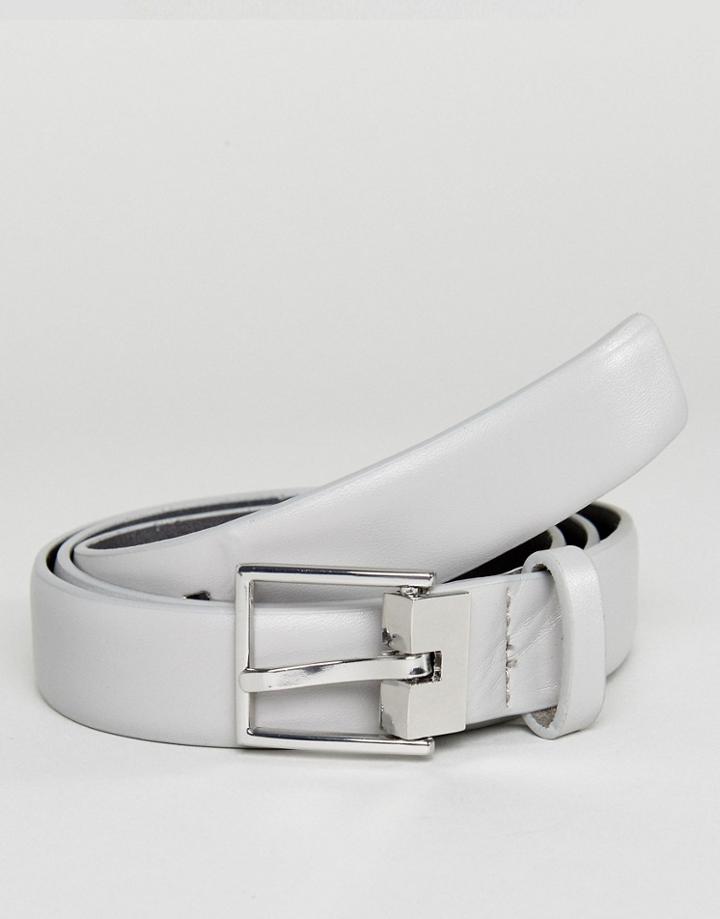 Noak Belt In Gray - Gray