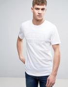 Abercrombie & Fitch T-shirt Subtle Branding Garment Dyed In White - White