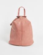 French Connection Tassle Backpack In Rose-pink