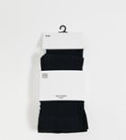 Vero Moda Curve 2-pack Tights In Black