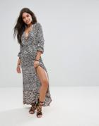 Billabong Maxi Beach Dress In Print Clash - Multi