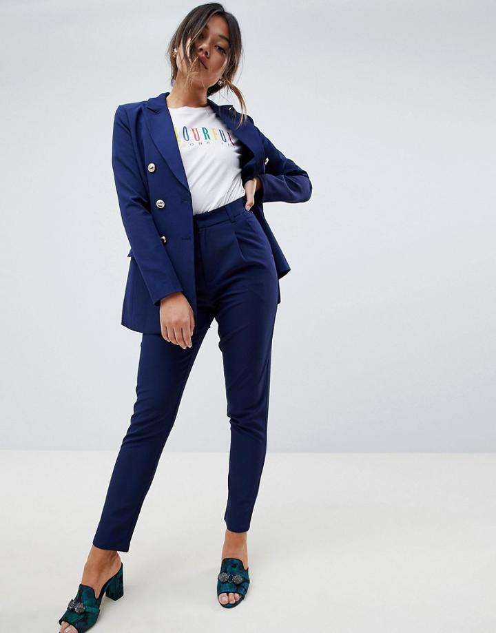 Amy Lynn Tailored Pants - Navy