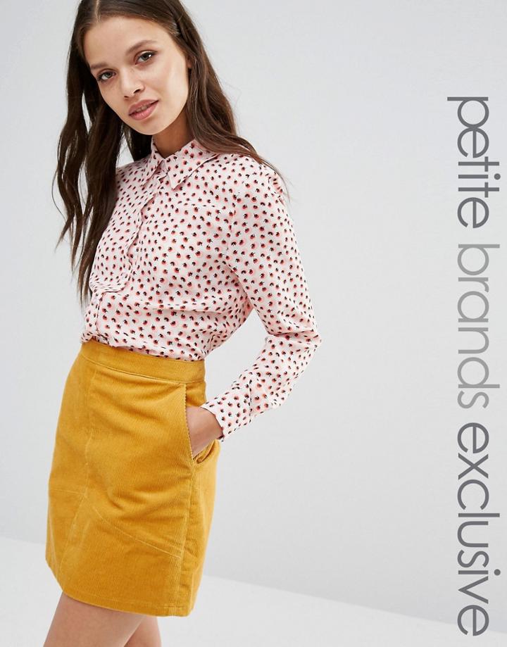 Fashion Union Petite Odin Allover Printed Shirt - Multi