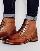 Ted Baker Sealls Brogue Boots - Brown